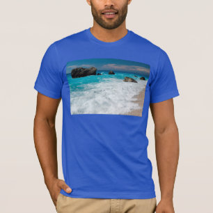 T-shirt Belle Eau de Surf de Plage Aloha Mariage Hawaïen