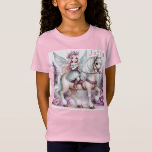 T-Shirt Belle Fée chevauchant un cheval