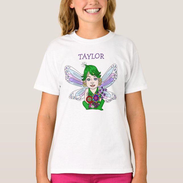 T-shirt Belle Fée personnalisée (Devant)