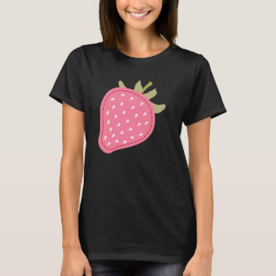 T-shirt Belle fraise à thé, Fun Pink fraises été