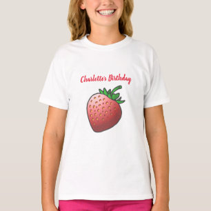 T-shirt Belle fraise rouge
