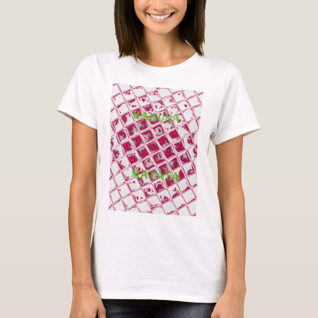 T-shirt Belle image Extraordinaire rouge stylish miroir (Devant)