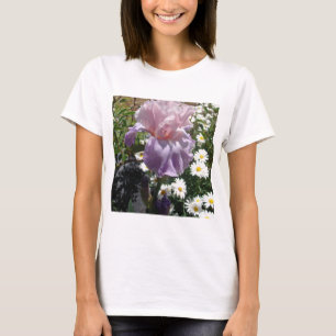 T-shirt Belle Iris Fleur violet Fleur Photo
