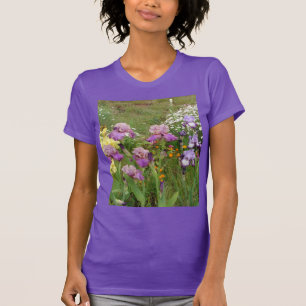 T-shirt Belle Iris Fleur violet Fleur Photo