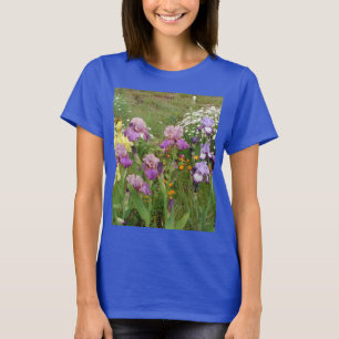 T-shirt Belle Iris Fleur violet Fleur Photo