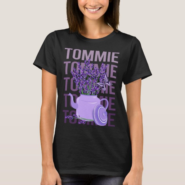 T-shirt Belle Lavande - Nom de la tombe (Devant)