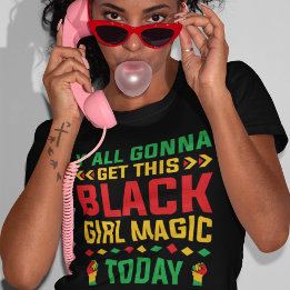 T-shirt Belle Magie Black Girl