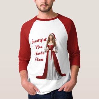 T-shirt Belle Mme Santa Claus