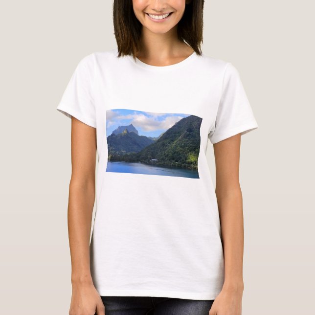 T-shirt Belle Mo'orea, Baie de Cook, Polynésie française (Devant)