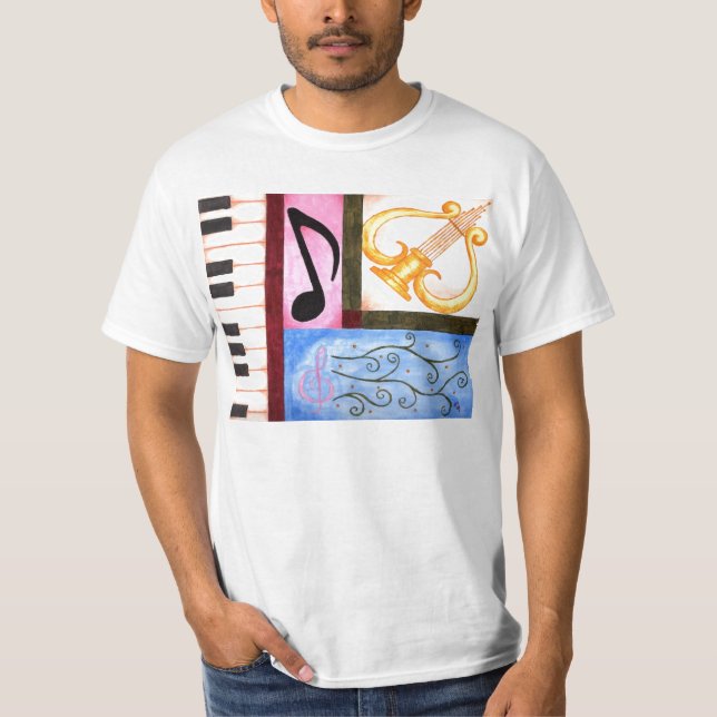 T-shirt Belle musique (Devant)