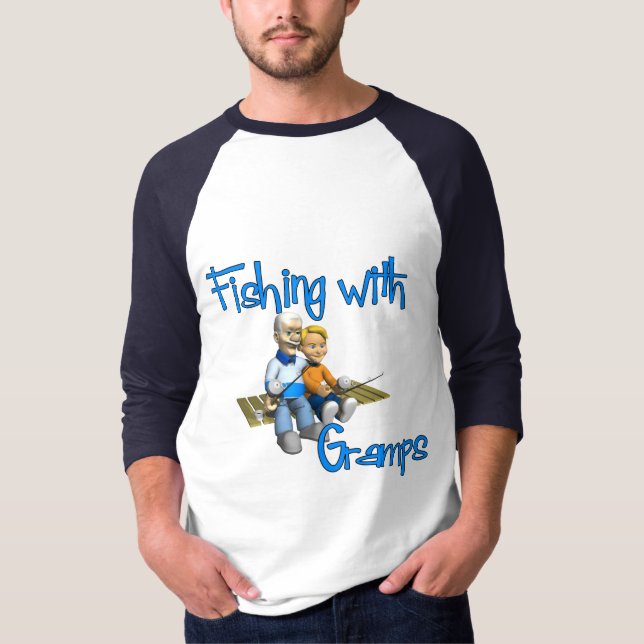 T-shirt Belle pêche avec Gramps (Devant)