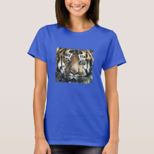 T-shirt Belle photo du visage du tigre du Bengale