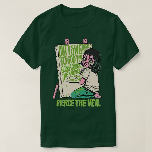 T-shirt Belle Pierce Modèle Le Merch Voile Changer Le W (Design devant)