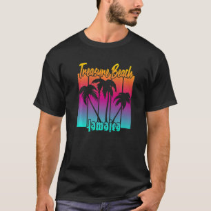 T-shirt Belle plage au trésor Jamaïque