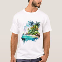 Belle Plage Océan Vagues Sable Coquilles de mer