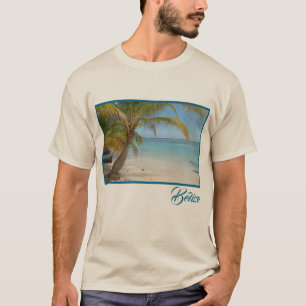 T-shirt Belle plage tropicale Belize Beach Caraïbes mer