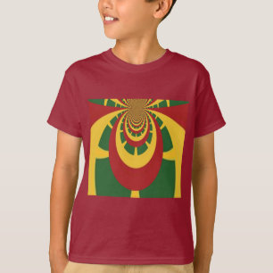 T-shirt Belle Rasta Extraordinaire Couleurs Art Imprimer