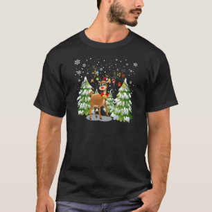T-shirt Belle renne dans la neige
