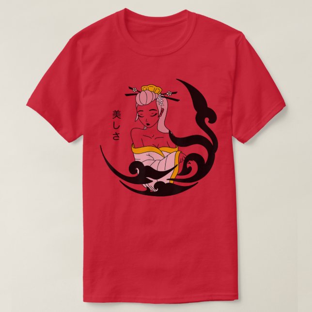 T-shirt Belle Sakura Princess Style japonais (Design devant)