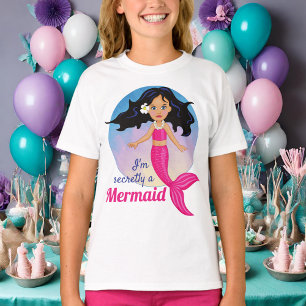 T-shirt Belle Sirène Princesse Sous Les Filles De La Mer
