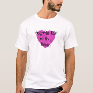 T-shirt Belle-soeur de la jeune mariée