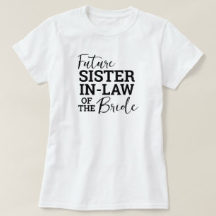 T-shirt Belle-sœur future de la mariée WV Mariage