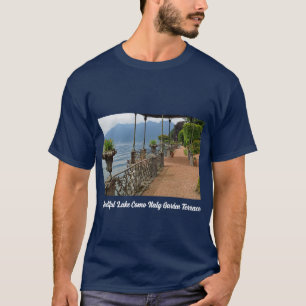 T-shirt Belle terrasse jardin du lac de Côme Italie