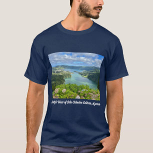 T-shirt Belle vue sur Sete Cidades Caldera, Açores