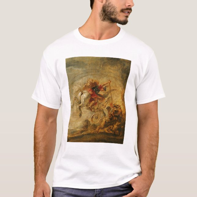 T-shirt Bellerophon montant Pegasus combattant les (Devant)
