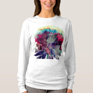 T-shirt Belles fleurs de blossom à l'aquarelle