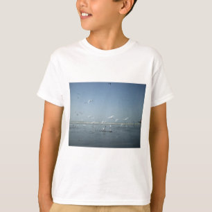 T-shirt Belles grues volant au-dessus de l'eau Ballet de l