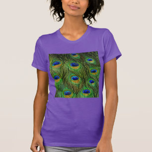 T-shirt Belles plumes de paon