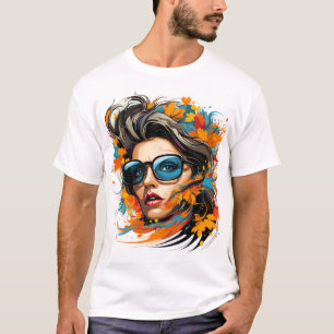 T-shirt 🌸 Belles Sculptures De Tête De Femme ! 🌸
