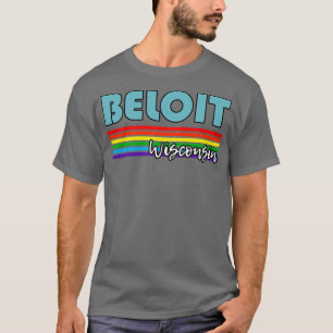 T-shirt Beloit Wisconsin Pride Beloit LGBT Cadeau LGBT LGB