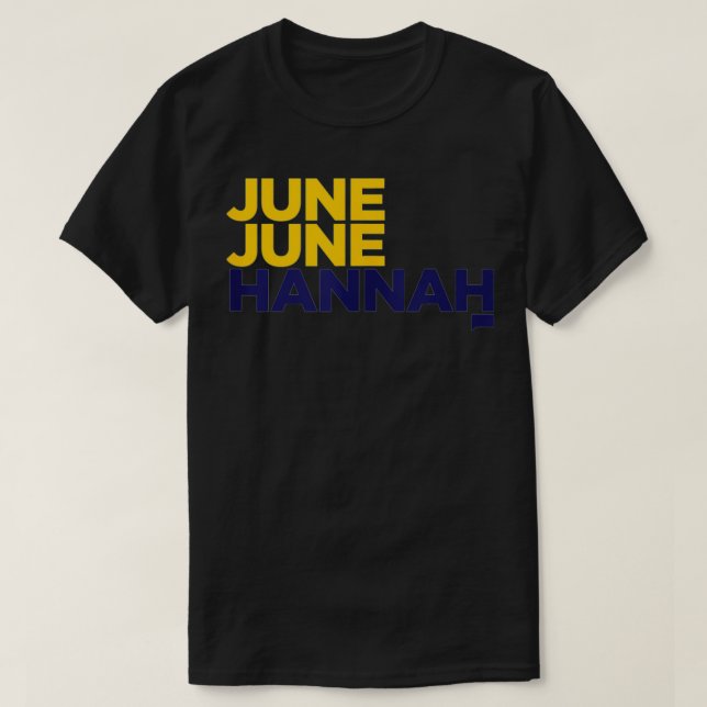 T-shirt Below Deck June June Hannah  (Design devant)