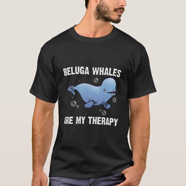 T-shirt Beluga Whale For Orca Whales Save The Ocean (Devant)