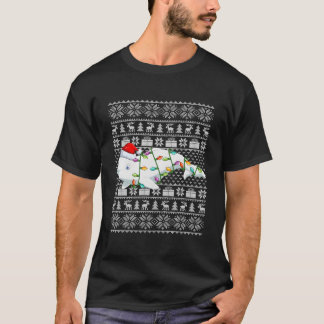 T-shirt Beluga Whale Santa Ugly Beluga Whale