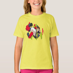 T-shirt Ben 10 Transformation de l'ADN à quatre armes