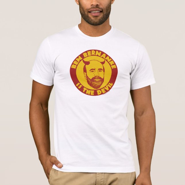 T-shirt Ben Bernanke est la chemise de diable (Devant)