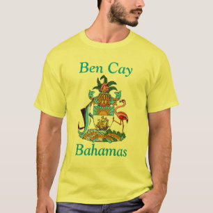 T-shirt Ben Cay, Bahamas avec armoiries