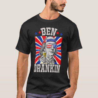 T-shirt Ben Drankin 4 juillet patriotique