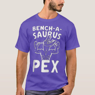 T-shirt bench a saurus Pe Gym tre funny