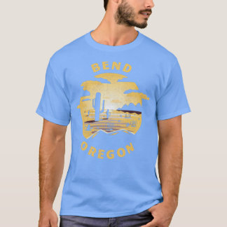 T-shirt Bend Oregon Desert Illustration Souvenir Vintage3