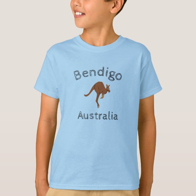 T-shirt Bendigo Australie Kangaroo 3 (Devant)