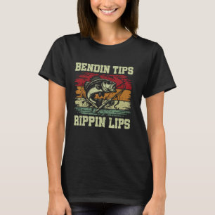 T-shirt Bendin Tips Rippin Lips Basse Pêcheur Pêcheur Bas