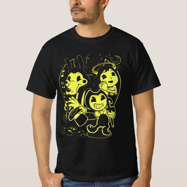 T-shirt Bendy Boris et Alice Angel (Devant)