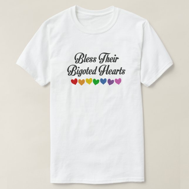 T-SHIRT BÉNÉFICIE DE LEUR COEUR BIGOTÉ (Design devant)