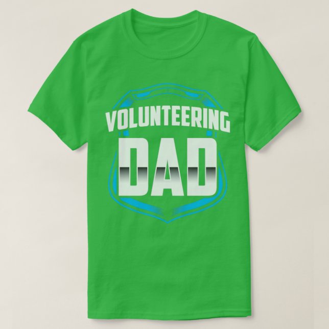 T-shirt Bénévolat Papa Emploi Bénévoles Bénévoles Non payé (Design devant)