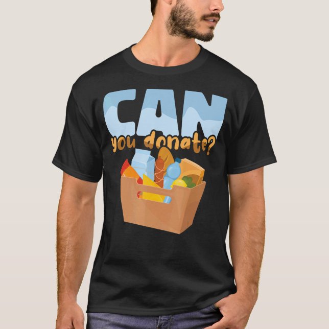 T-shirt Bénévoles de la Banque alimentaire Pouvez-vous fai (Devant)