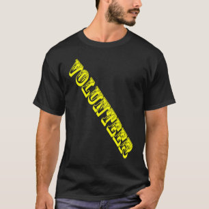 T-shirt Bénévoles Emplois Personnel Événement Uniforme Cha